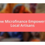 How Microfinance Empowered Local Artisans