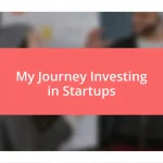 My Journey Investing in Startups